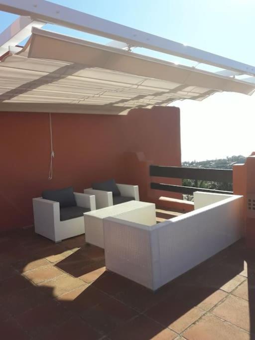 Villa Luxurious Townhouse With Sea Views Manilva Esterno foto